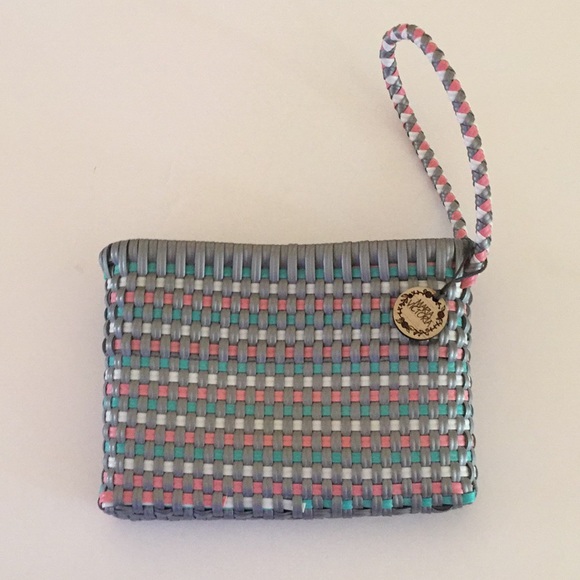 Maria Victoria Handbags - Maria Victoria Baby Carlota handwoven wristlet